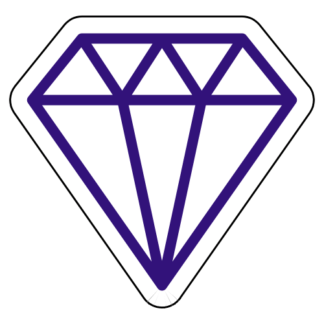 Diamond Sticker (Purple)